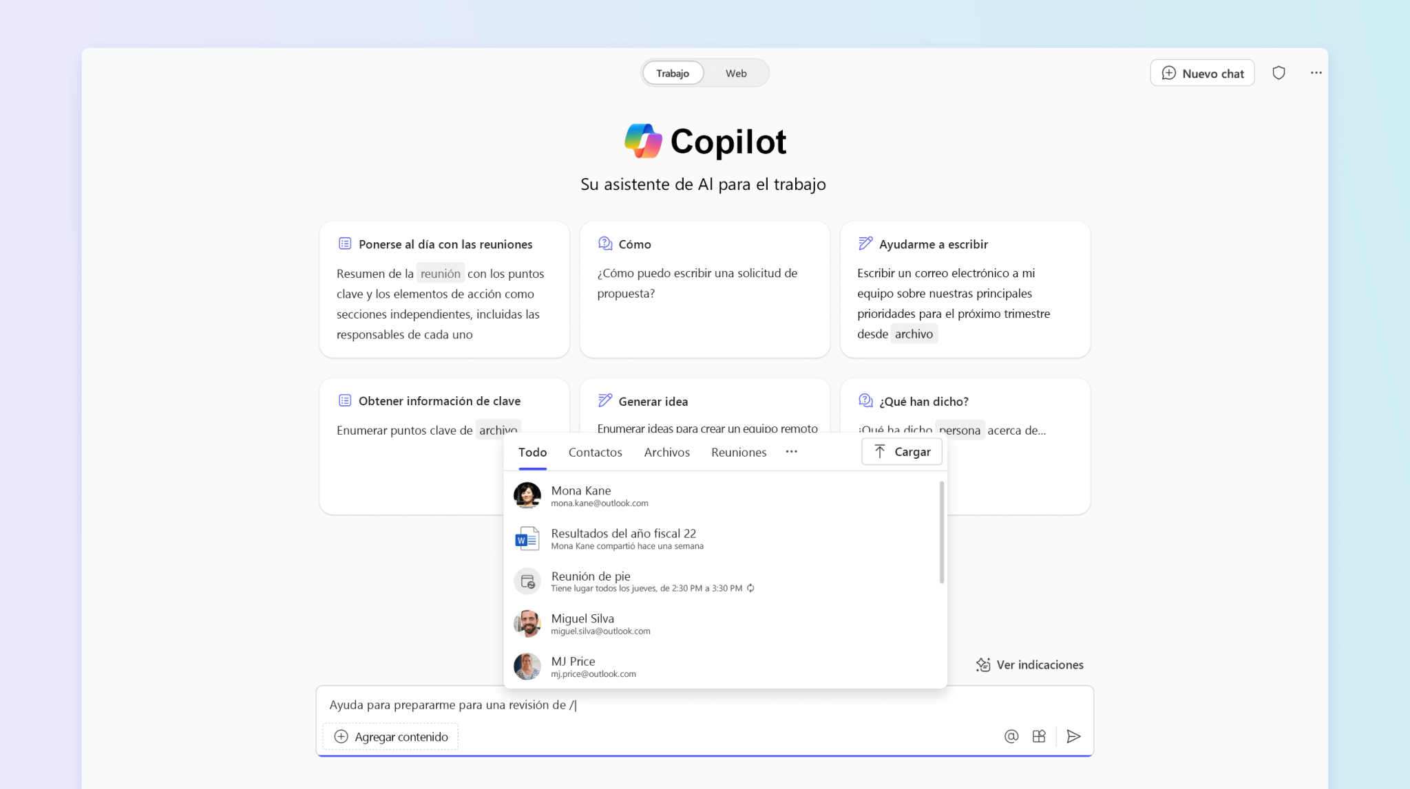 Microsoft 365 Copilot Chat: aprende a aprovecharlo al máximo